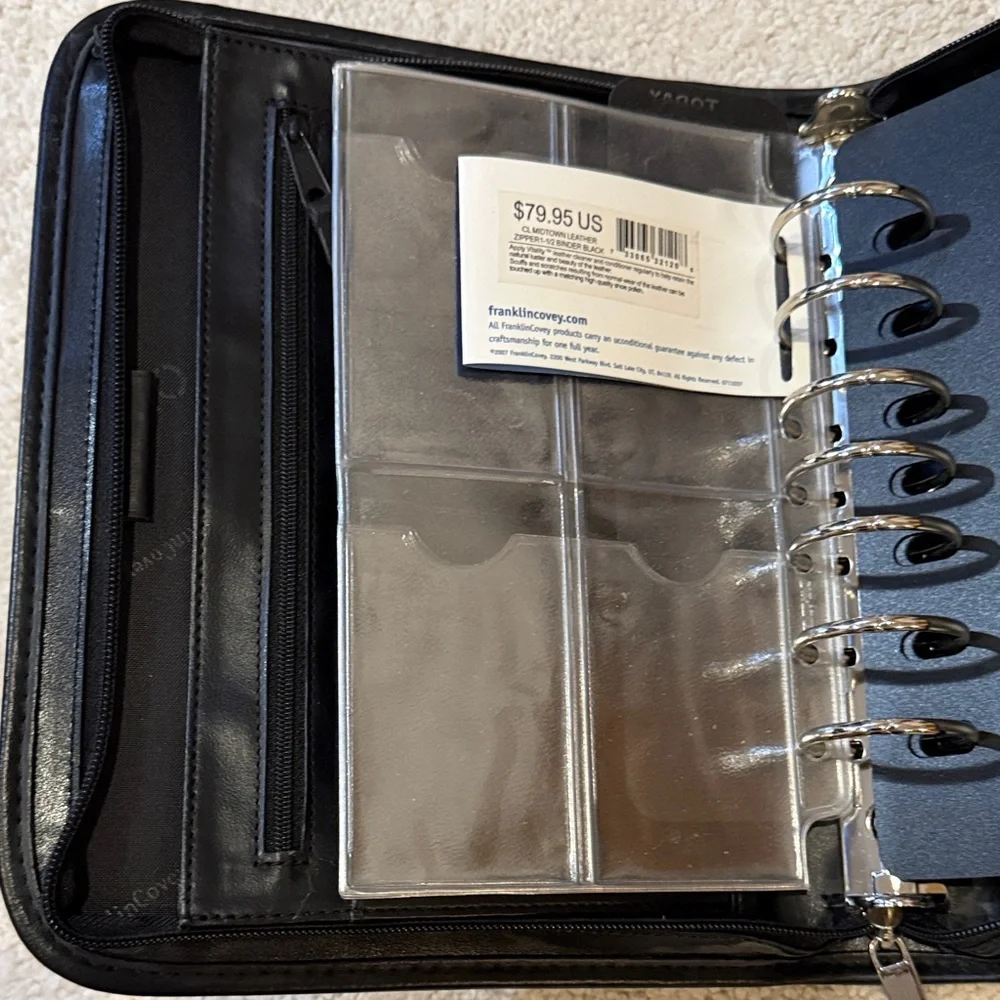 Classic Size Franklin Covey Planner - Black